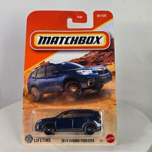 Matchbox 2019 Subaru Forester Die-Cast Model 1/125 Blue
